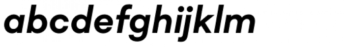 Soin Sans Neue Bold Italic Font LOWERCASE