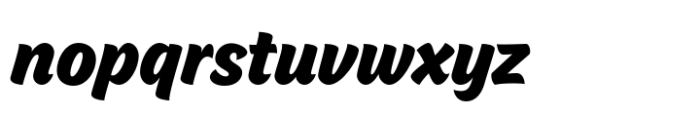 Sointua Black Font LOWERCASE