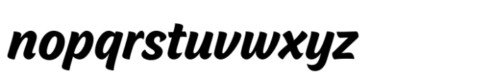 Sointua Bold Font LOWERCASE