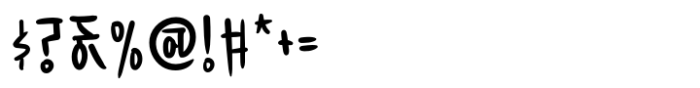 Sokcho Font OTHER CHARS