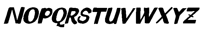 Sokers Capright Italic Font UPPERCASE