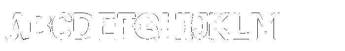 Sokers Capright Outline Regular Font UPPERCASE
