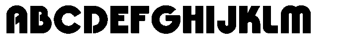 Solarglare Black Font UPPERCASE
