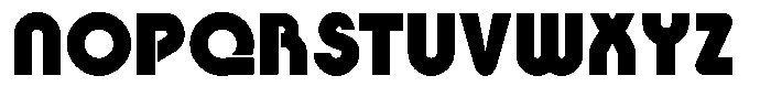 Solarglare Black Font UPPERCASE