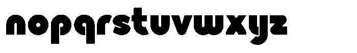 Solarglare Black Font LOWERCASE
