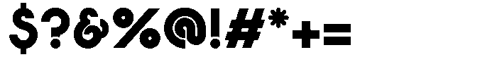 Solarglare Bold Font OTHER CHARS