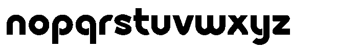 Solarglare Bold Font LOWERCASE
