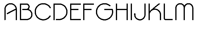 Solarglare Light Font UPPERCASE
