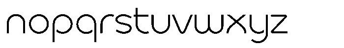 Solarglare Light Font LOWERCASE