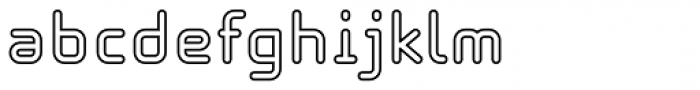 Solaris EF Inline Font LOWERCASE