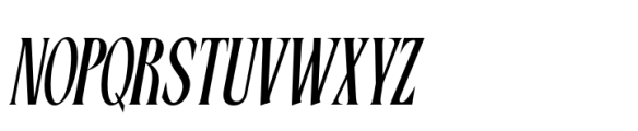 Solarithm Medium Italic Font UPPERCASE