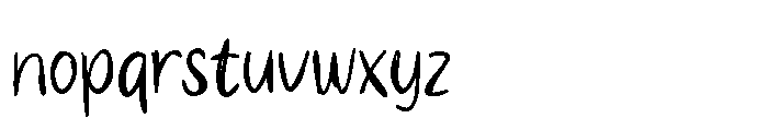 Solaya Neat Font LOWERCASE