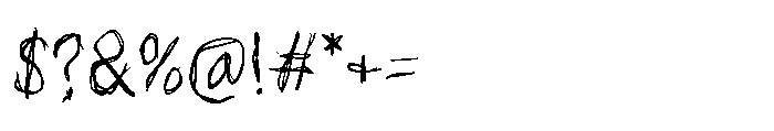 Solaya Raw Font OTHER CHARS