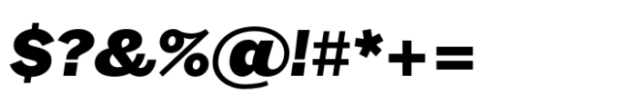 Sole Sans Extended Black Italic Font OTHER CHARS
