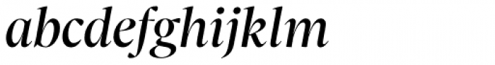 Sole Serif Big Display Italic Font LOWERCASE