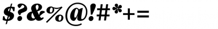 Sole Serif Caption Black Italic Font OTHER CHARS