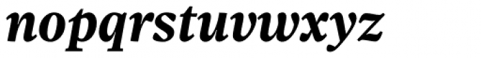 Sole Serif Caption Bold Italic Font LOWERCASE