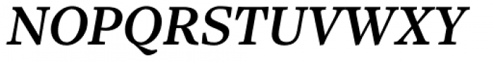 Sole Serif Caption Medium Italic Font UPPERCASE