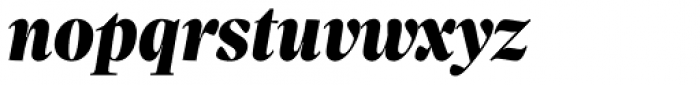 Sole Serif Display Black Italic Font LOWERCASE