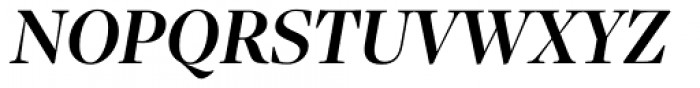 Sole Serif Display Medium Italic Font UPPERCASE