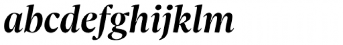 Sole Serif Display Medium Italic Font LOWERCASE
