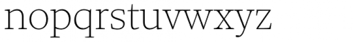 Sole Serif Hairline Font LOWERCASE
