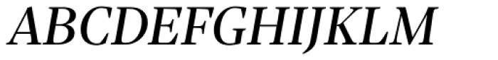 Sole Serif Headline Italic Font UPPERCASE