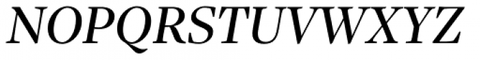 Sole Serif Headline Italic Font UPPERCASE