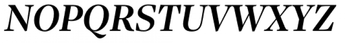 Sole Serif Headline Medium Italic Font UPPERCASE