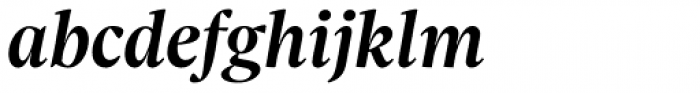 Sole Serif Headline Medium Italic Font LOWERCASE