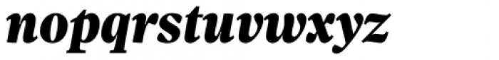 Sole Serif Subhead Black Italic Font LOWERCASE