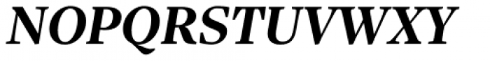 Sole Serif Subhead Bold Italic Font UPPERCASE
