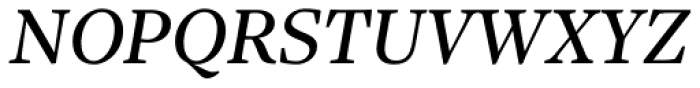 Sole Serif Subhead Italic Font UPPERCASE