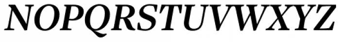 Sole Serif Subhead Medium Italic Font UPPERCASE