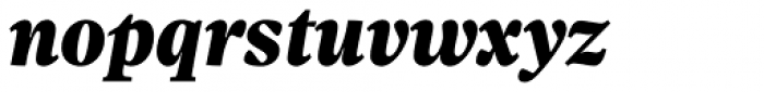 Sole Serif Text Black Italic Font LOWERCASE