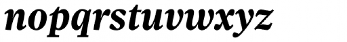 Sole Serif Text Bold Italic Font LOWERCASE