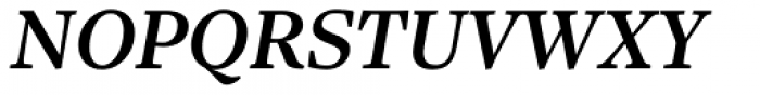 Sole Serif Text Medium Italic Font UPPERCASE