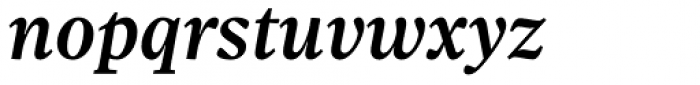 Sole Serif Text Medium Italic Font LOWERCASE