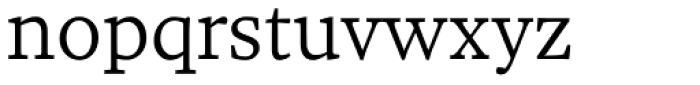 Sole Serif VF Small Font LOWERCASE