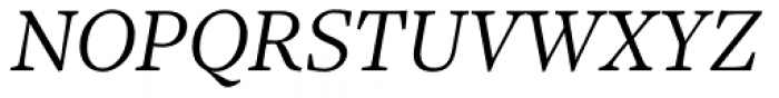 Sole Serif VF Titling Italic Font UPPERCASE