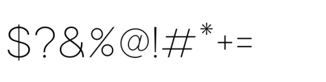 Solen Extra Light Font OTHER CHARS