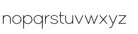 Solen Extra Light Font LOWERCASE