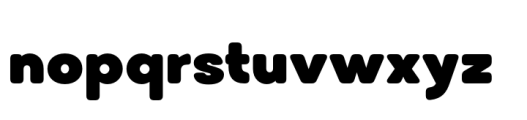 Solen Soft Black Font LOWERCASE