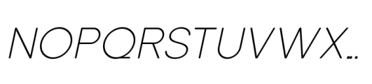 Solen Soft Extra Light Italic Font UPPERCASE