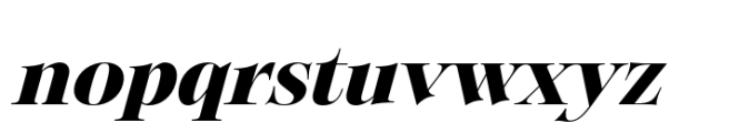 Solena Pro Black italic Font LOWERCASE