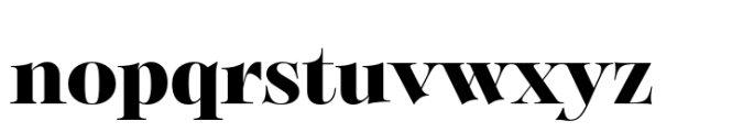 Solena Pro Black Font LOWERCASE