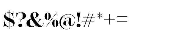 Solena Pro Semi Bold Font OTHER CHARS