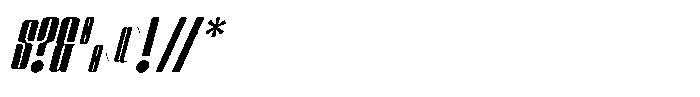 Solene Display Italic Font OTHER CHARS