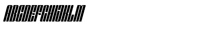 Solene Display Italic Font UPPERCASE