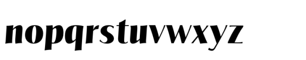 Soleste Black Italic Font LOWERCASE
